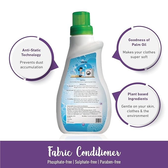 Tropical Dew Fabric Conditioner and Liquid Detergent - Combo Pack of 2
