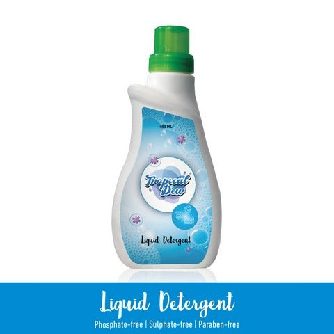 Tropical Dew Neem & Tulsi Fabric Conditioner and Liquid Detergent Combo Pack of 2 - 450ml each